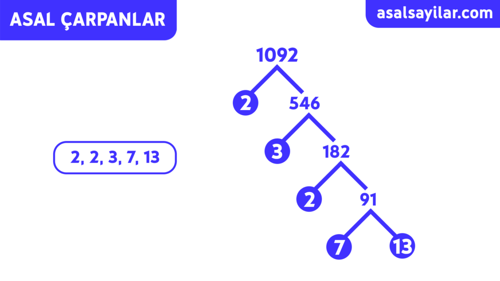 asal çarpanlar örneği